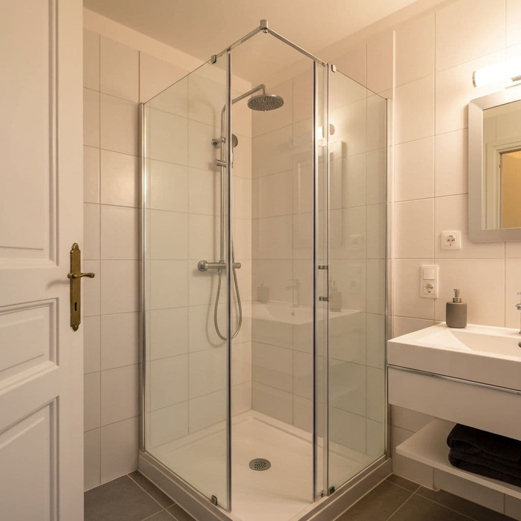 Salle de bain renovee par un plombier professionnel a Vence